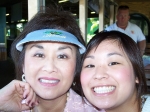 Mom and Lauren on the trolley